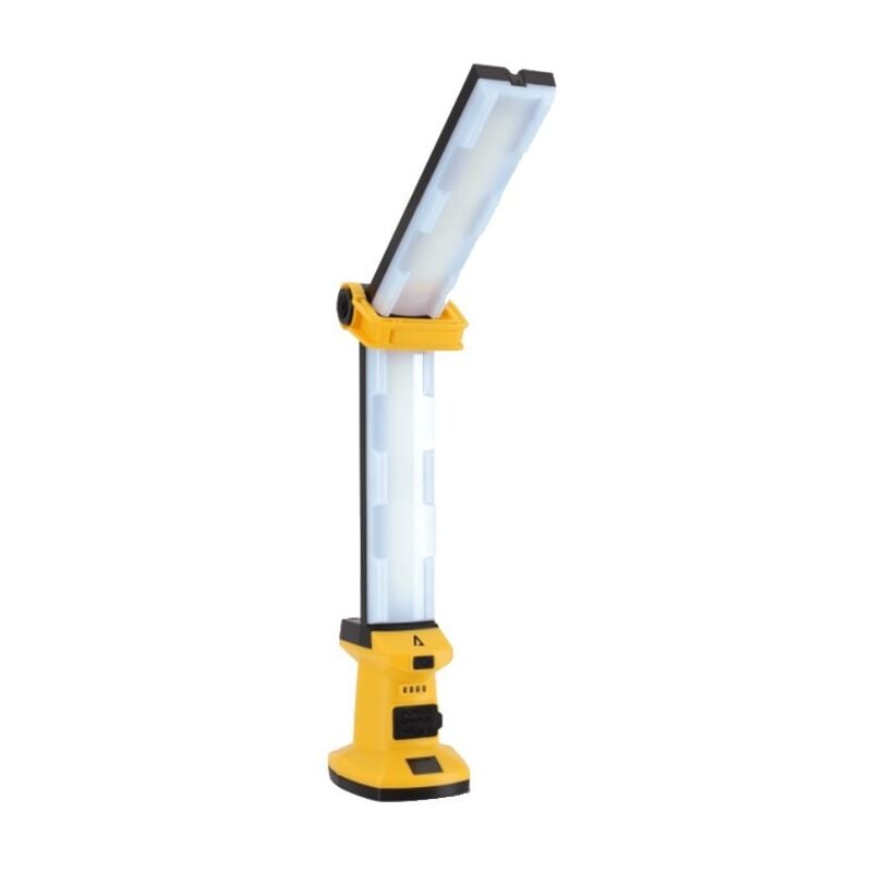 Aslo - Lampe de travail led portable 20W 6 fonctions 1500Lm Portée 53m 6000K Base aimantée IP22