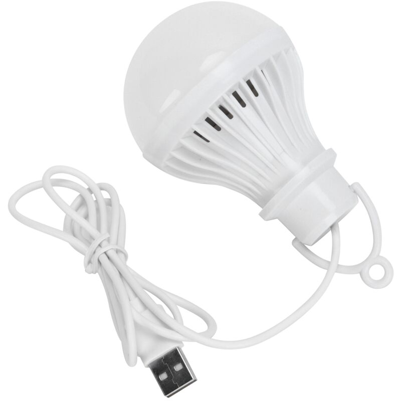 Lampe LED portable USB pour camping extérieur, lumière d'urgence 5V 7W économe en énergie