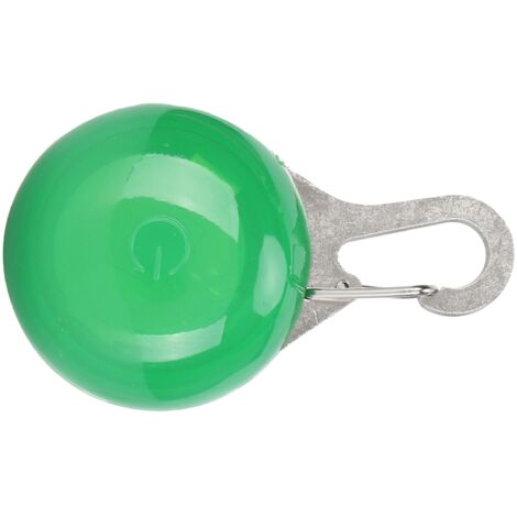 Lampe LED pour Collier Canin, 3 Modes d'Éclairage, Attache Sécurisée Nuit (Vert)
