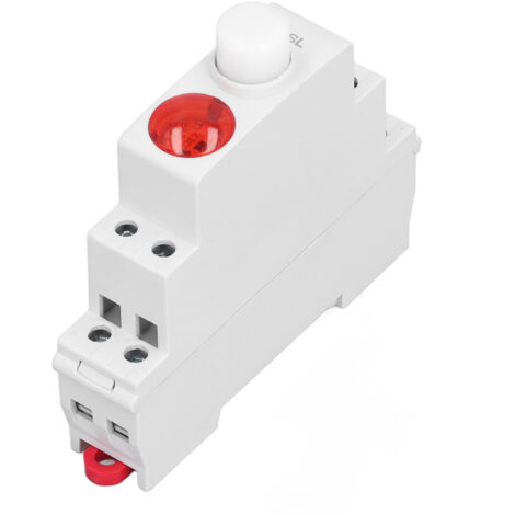 Lampe LED pour voyant lumineux sur Rail DIN, pour contacteur de démarreur magnétique, contrôle de ligne électrique, AC DC 230V