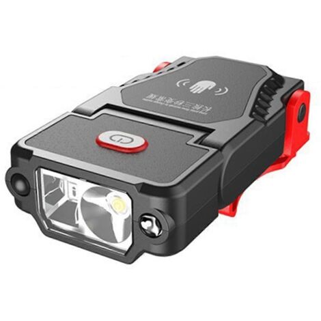Lampe LED rechargeable USB à clip pour casquette de baseball