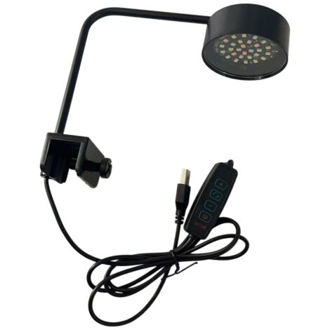 Lampe LED réglable pour aquarium, alimentée par USB, pour une végétation saine