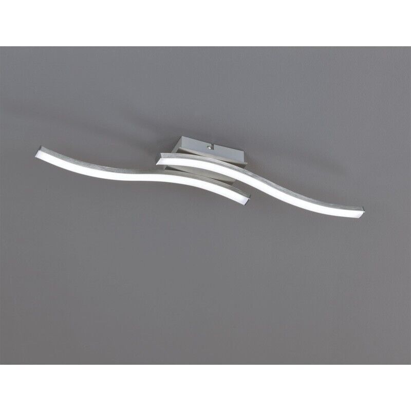 LED-Deckenleuchte ROUTE 2x5W LED von REALITY Leuchten R62472107 Hellgrau