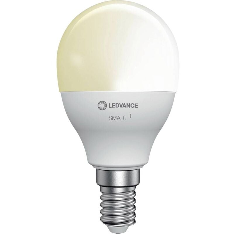 SMART+ CEE: F (A - G) LEDVANCE SMART+ Mini bulb Dimmable 40 5 W/2700K E14 4058075485259 E27 Puissance: 5 W blanc chaud