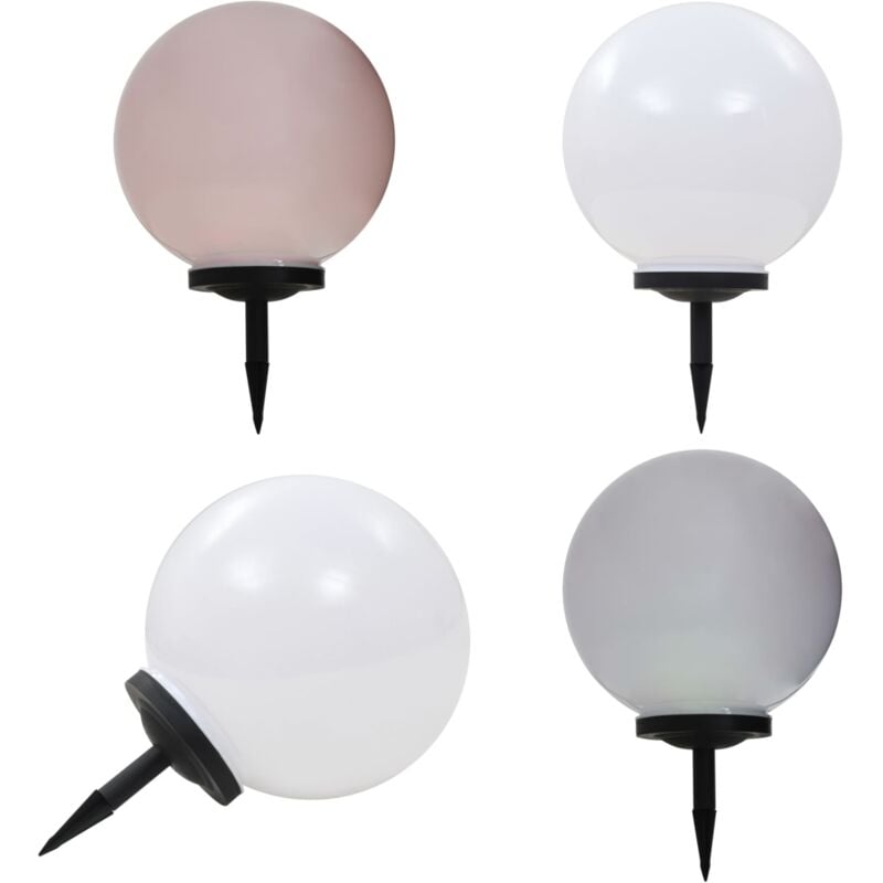 Lampe led solaire d'extérieur sphérique 40 cm rvb - Lampes Solaires Exterieures - Éclairage Extérieur Led - Lampes Decoratives Jardin - Lumieres