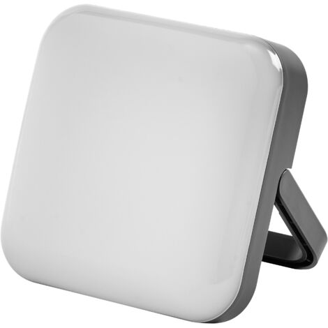 Lampe LED solaire OSRAM, 2W, 4000K, 100lm, blanc neutre, IP54, gris, avec batterie externe intégrée