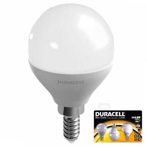 Lampe LED Sphere E14 W 3,8 2700°K lot de 3 Duracell