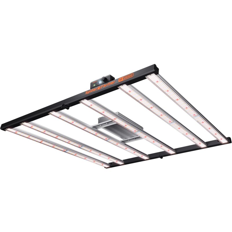 Spider Farmer – Lampe de culture LED 480W à spectre complet – PPF 1420 μmol/s – Dimmable avec contrôle WiFi – Pour tentes de culture 4x4 - G5000