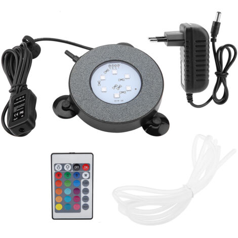 Lampe LED submersible étanche pour aquarium avec télécommande (prise UE)