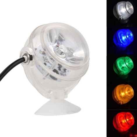 Lampe LED submersible mini pour aquarium, lampe pour amphibiens, éclairage étanche, orientable à 180°, couleurs variées