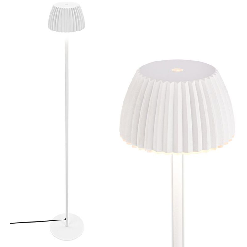 B.k.licht - Lampe led sur pied Lampe led sur pied Lampe sur pied Lampe de lecture Dimmable Tactile Salon