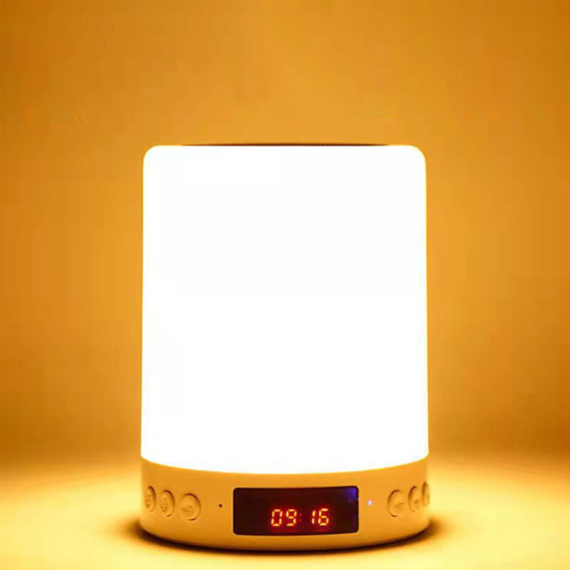 Lampe led Tactile Bluetooth Sans Fil Haut-Parleur Portable Veilleuse Coloree Pour Un Meilleur Sommeil Table de Chevet stol