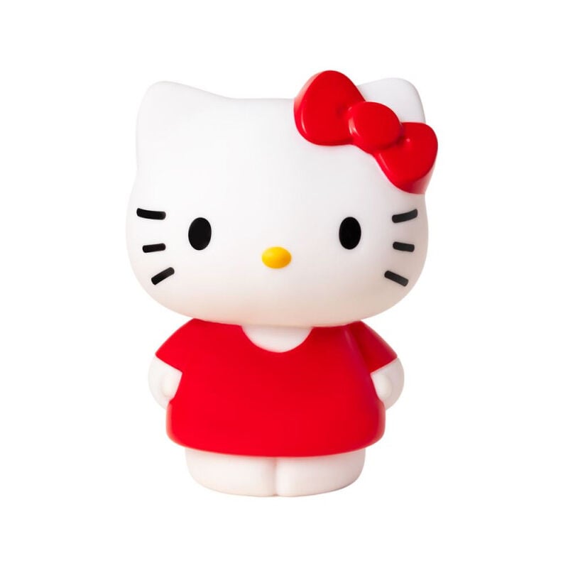 Les Tendances - Lampe led Teknofun Hello Kitty 25cm Blanc et Rouge