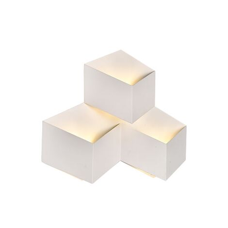 Lampe LED V-TAC VT-709 9W corps en aluminium blanc IP20 blanc chaud 3000K - SKU 8221