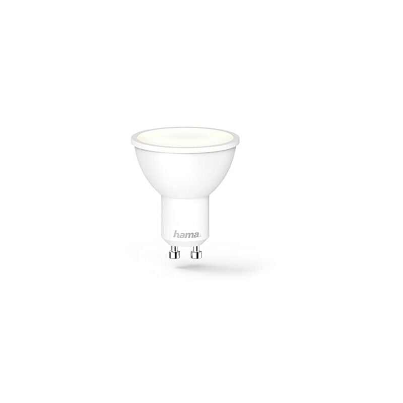 Lampe led wlan, GU10, 5,5W, réglable, réfl., pr comm. voc./appl., blc Hama 176601