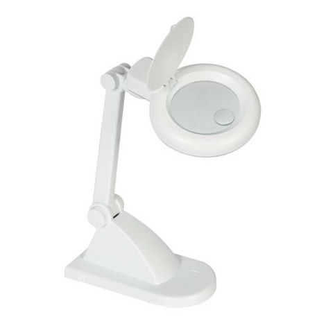 Lampe-loupe 3 + 12 dioptries - 12w - blanc