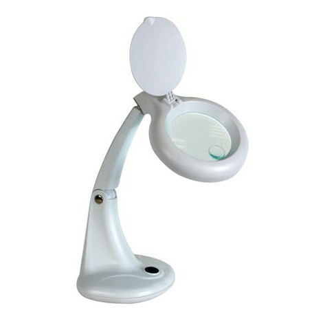 Lampe-loupe 3 + 12 dioptries - 12w - blanc