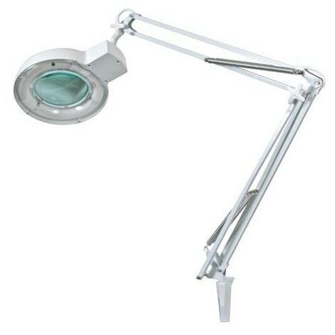 Lampe-Loupe 5 Dioptries- 22W - Blanc