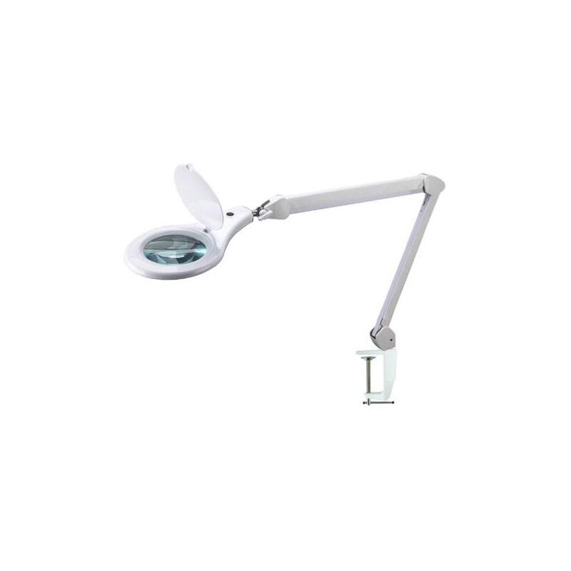 Lampe Loupe LED, Lampe Loupe de Table Esthétique Réglable 8 Dioptries Grossissement avec Eclairage Lampe de Table avec Pince pour Esthétique Lecture Lampe Loupe LED, Lampe Loupe de Table Esthétique Réglable 8 Dioptries Grossissement avec Eclairage Lampe de Table avec Pince pour Esthétique Lecture
