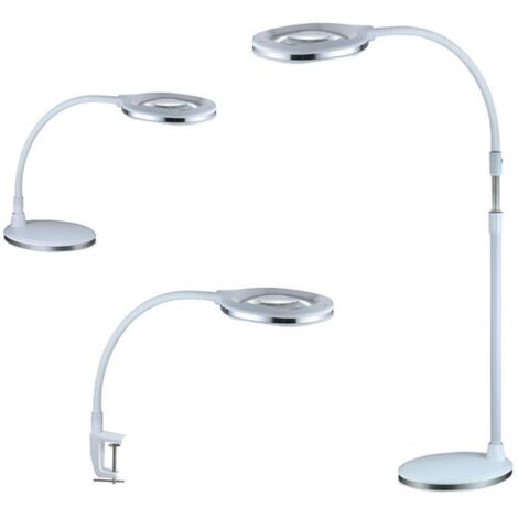 Lampe loupe à Led 3 en 1 - Lentille 152x101mm - 12 Watts - Multirex