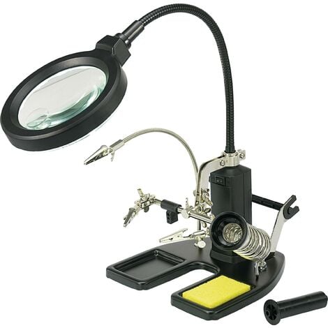 Lampe-loupe avec troisième main 826054 Toolcraft TOOLCRAFT 826054 C58731