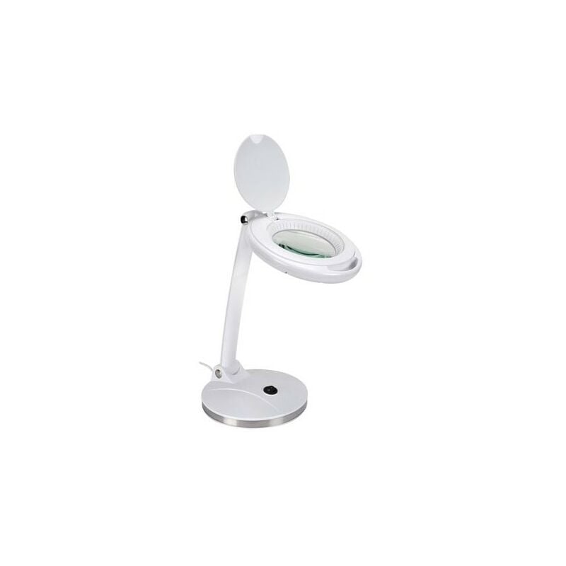 Lampe-Loupe Led 5 Dioptries - 48 Leds - Blanc