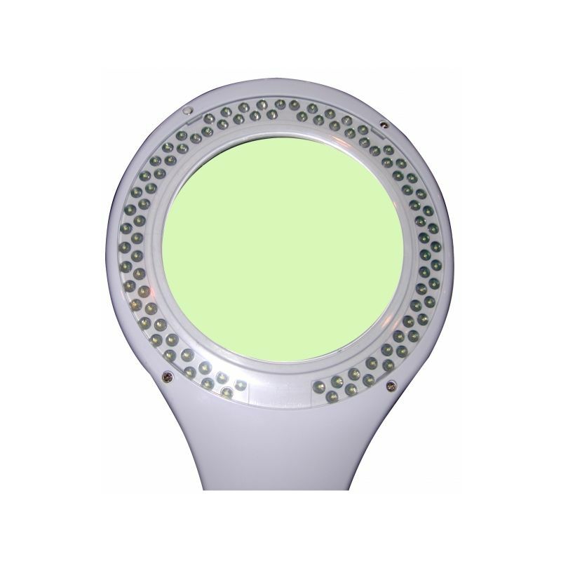 Electris - Lampe-loupe LED étau lentille 127 mm 5 + 8 dioptries (90 LEDS), 5 Watts