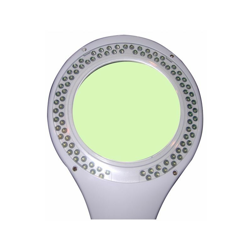 Lampe-loupe LED étau lentille 127 mm 5 + 8 dioptries (90 LEDS), 5 Watts