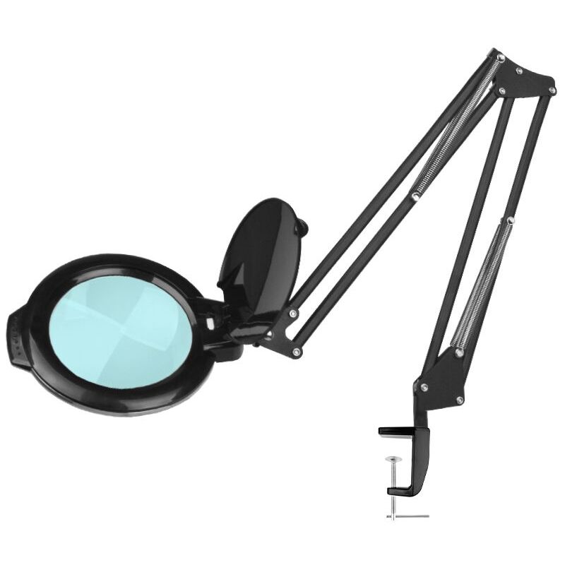 Lampe loupe LED noire Glow Moonlight 8012/5' pour table