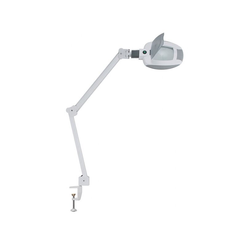 Lampe loupe LED professionnelle étau 5 dioptries (14 LEDS haute luminosité) - Weelko