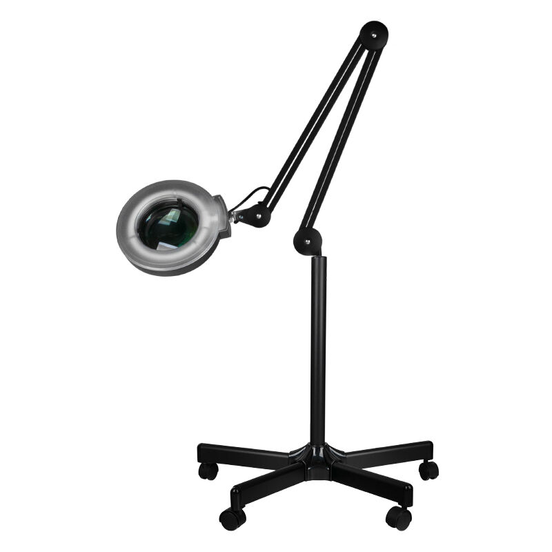 Lampe loupe LED S5 + trépied LED réglable. intensité lumineuse noir