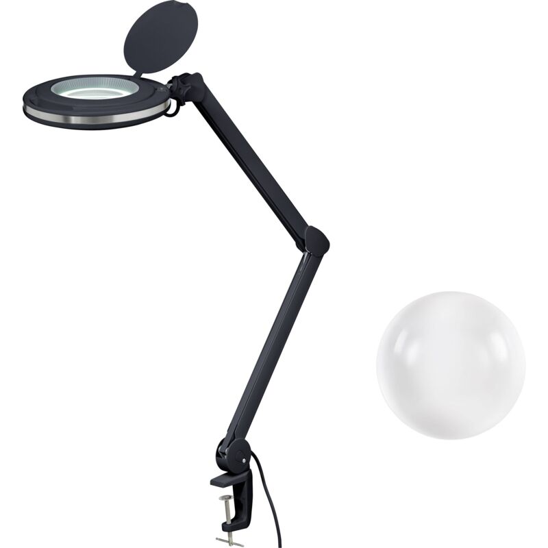 Toolcraft - 2178491 Lampe loupe led noire 5' 127 mm avec support de serrage 5D 1.75x Q461092