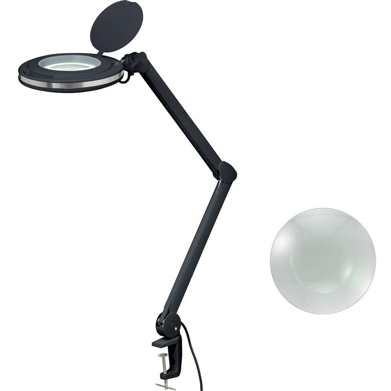 Toolcraft 2178611 Lampe Loupe Led Noire 5 127 Mm Avec Support De Fixation 8D 3X