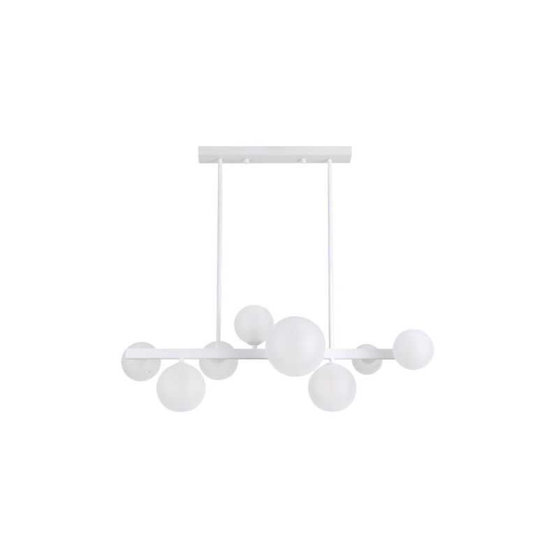 Lozolla plafonnier allongé de 8xg9 blanc Lozolla plafonnier allongé de 8xg9 blanc