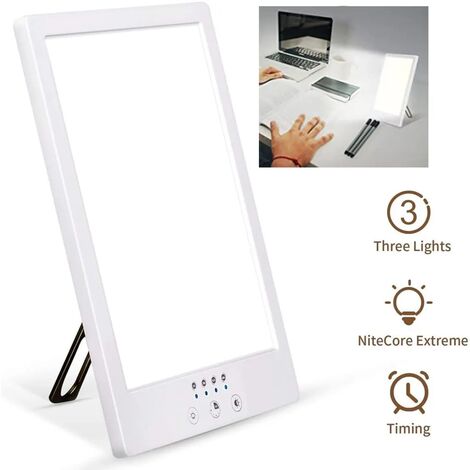 COLNK Lampe lumière du jour 12000 lux, lampe photo LED, simulation de la lumière du jour