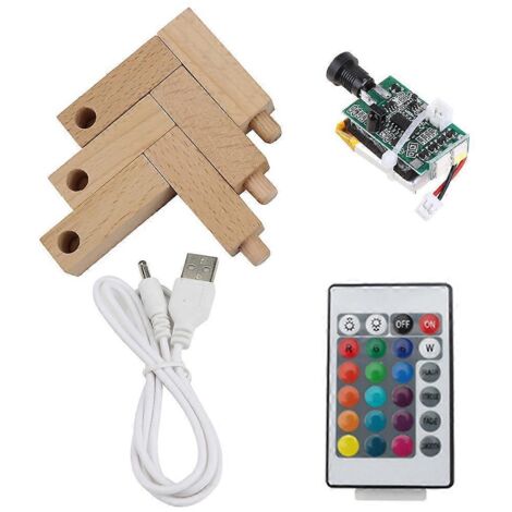 Lampe lunaire à 16 couleurs avec support en bois pour imprimante 3D (DIY)