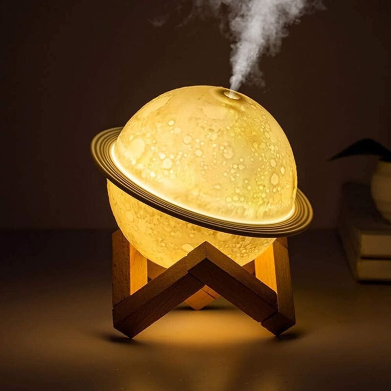 Lampe lunaire humidificateur 2 en 1, veilleuse lunaire et humidificateur pour enfants, amis, amoureux, cadeau d'anniversaire