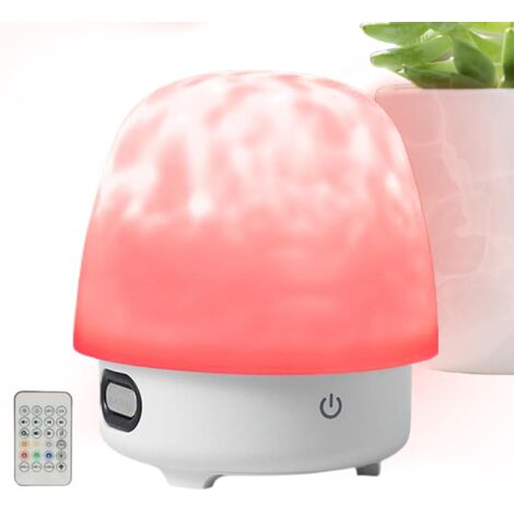Lampe Lune - Veilleuse LED avec Enceinte - Lumière Dimmable à Télécommande