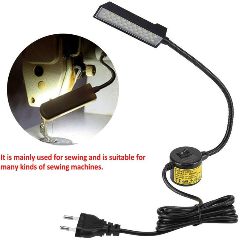 Lampe Magnétique à 30 LED - Éclairage pour Machine à Coudre ou Table - Accessoire Économe en Énergie