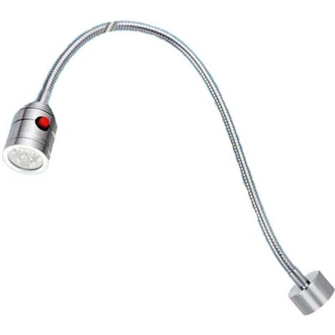 Lampe Magnétique à Col de Cygne, Lampe de Travail LED à Col de Cygne 5 W 24 V Longueur du Tube 500 Mm Lampe à Outils à Base Magnétique pour la Réparation d'établi