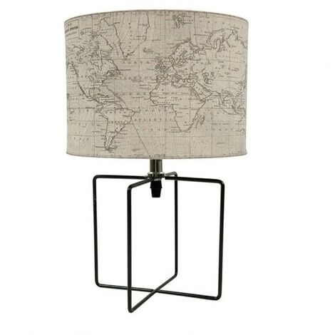 Lampe Mapmonde blanc - Blanc
