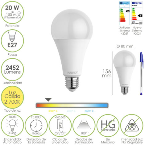 Lampe Maurer 20 Watt LED 2452 Lumen