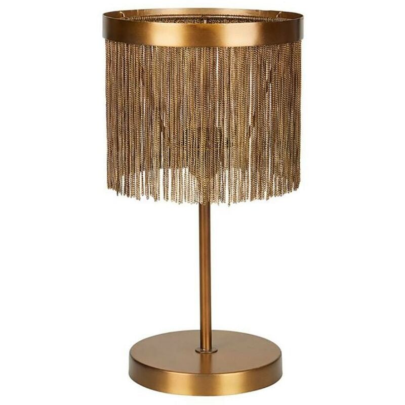 Lampe métal bronze Daya