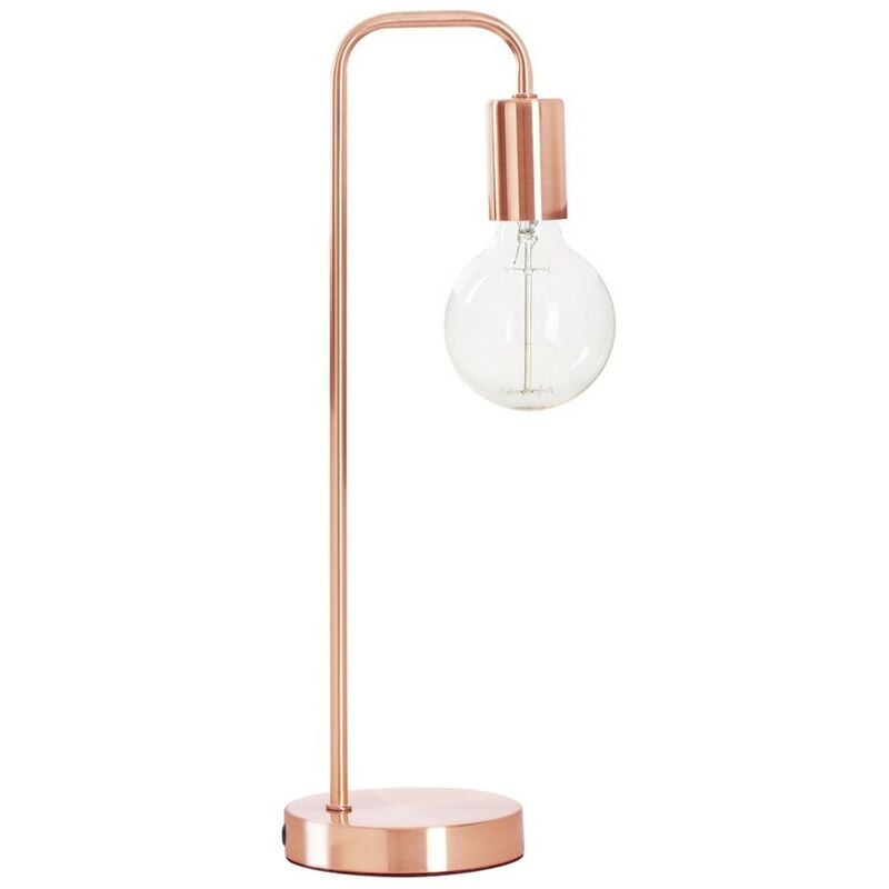 Lampe métal cuivre Keli 46 cm