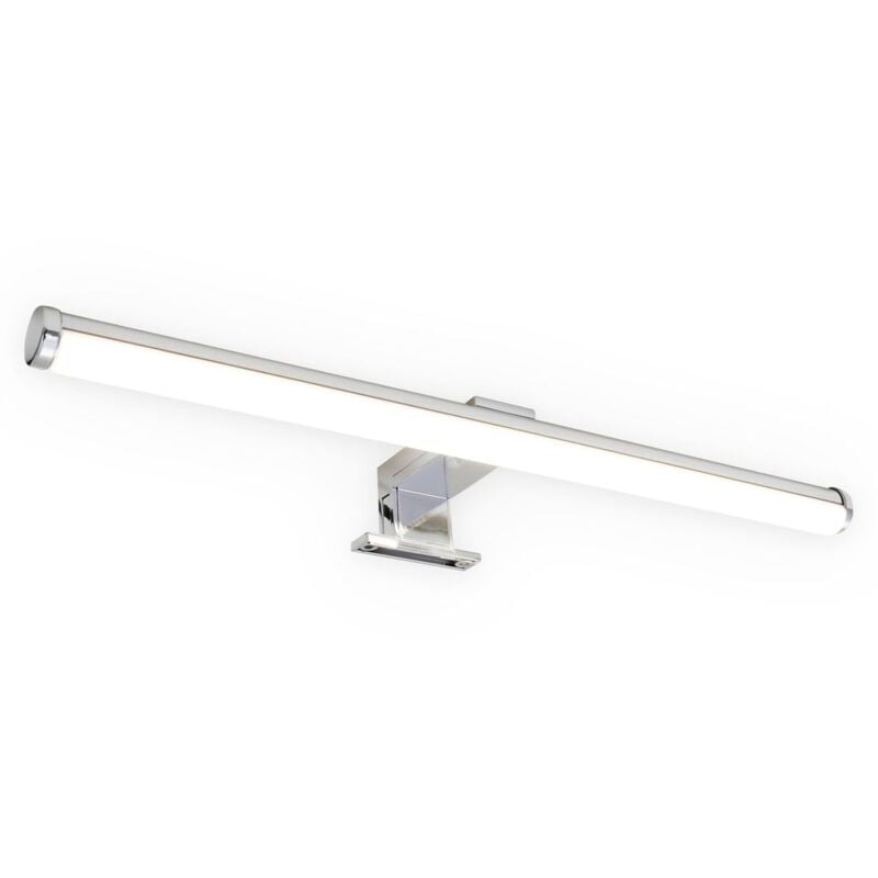 Lampe à miroir led Briloner leuchten pino, 6 w, 600 lm, IP23, chrome, plastique-métal, 40 x 9 x 4 cm