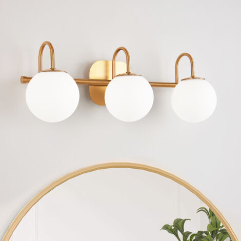 Lampe miroir,applique murale rétro simple,éclairage mural,convient pour salle de bain,chambre,salon et couloir (ampoule non incluse)