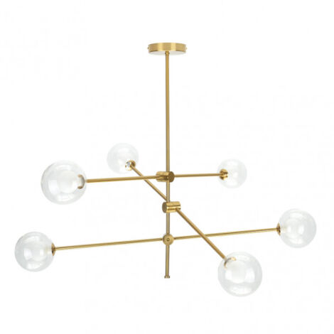 Lampe Modell JERUSALEN de 6xg9 Bronze FABRILAMP