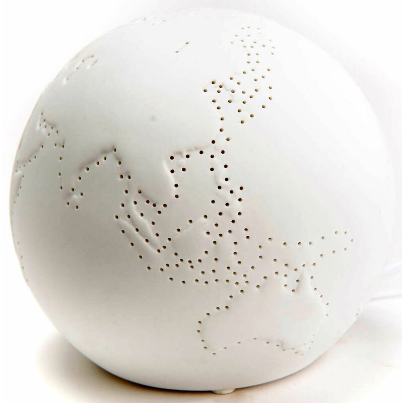 Lampe Monde à poser blanche