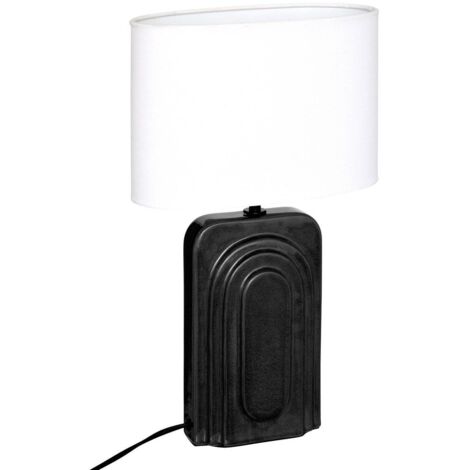 Lampe Monia H42cm noir - Atmosphera créateur d'intérieur