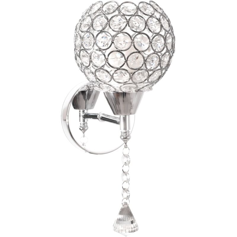 Applique murale APP716-1W glamour balle 1-POINTS de lumière E27 12X18X30CM
